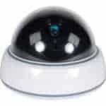 Dummy Dome Camera With LED, White Body